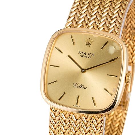rolex cellini vintage gold price
